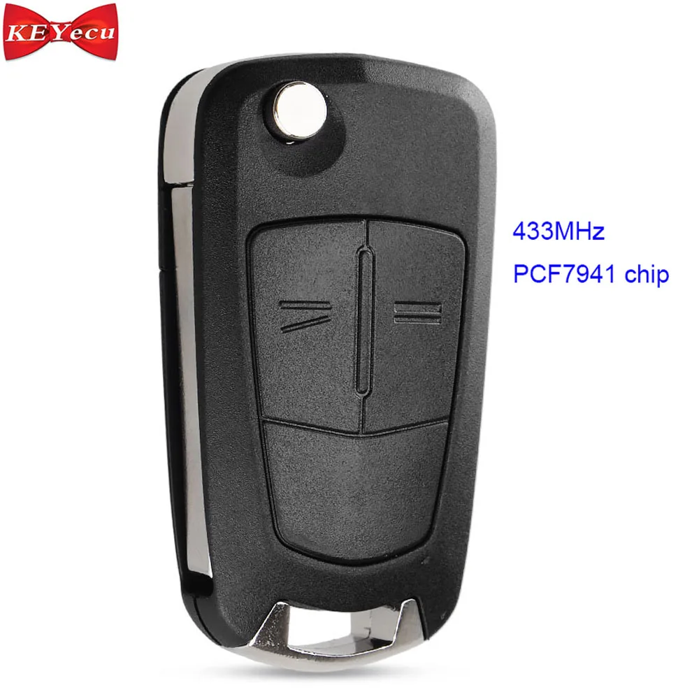 Пульт дистанционного управления для Opel Astra H 2005 2009 Zafira B 2006 2013 433 МГц чип PCF7941 HU100 Blade