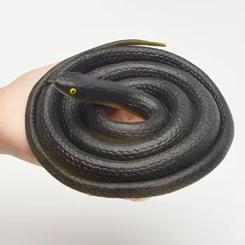 

Novelty Halloween Gift Simulation Soft Scary Fake Snake Horror Toy For Party Tricky Funny Spoof Toys Plastic Simulation Snake