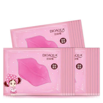 

Bioaqua Lip Gel Mask 10Pcs Care Hydrating Repair Remove Lines Blemishes Lighten Lip Line Collagen Mask Lip Color To Moisturize
