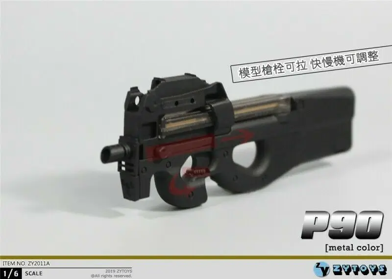 ZY2011A 1/6 весы рисунок сцены аксессуары на высоком каблуке 11 см p90 оружие Модель