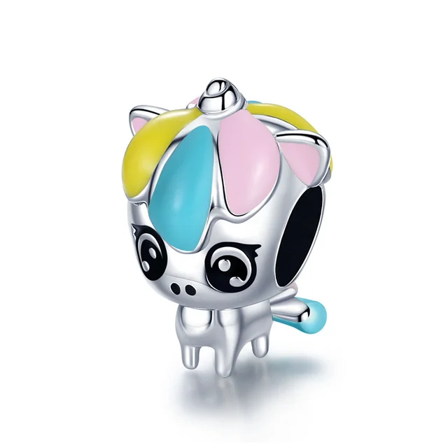 Genuine 925 sterling silver marine animal hanging bead pendant suitable for original Pandora bracelet ladies fashion jewelry CMC059a.