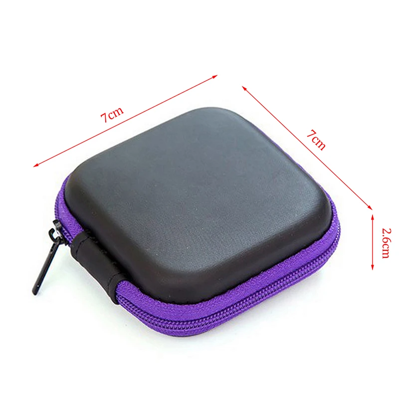Cute Kids Mini Coin Purse Zipper Wallet Women Ladies Men Travel Earphone Key USB Cable SD Card Holder Bag Case