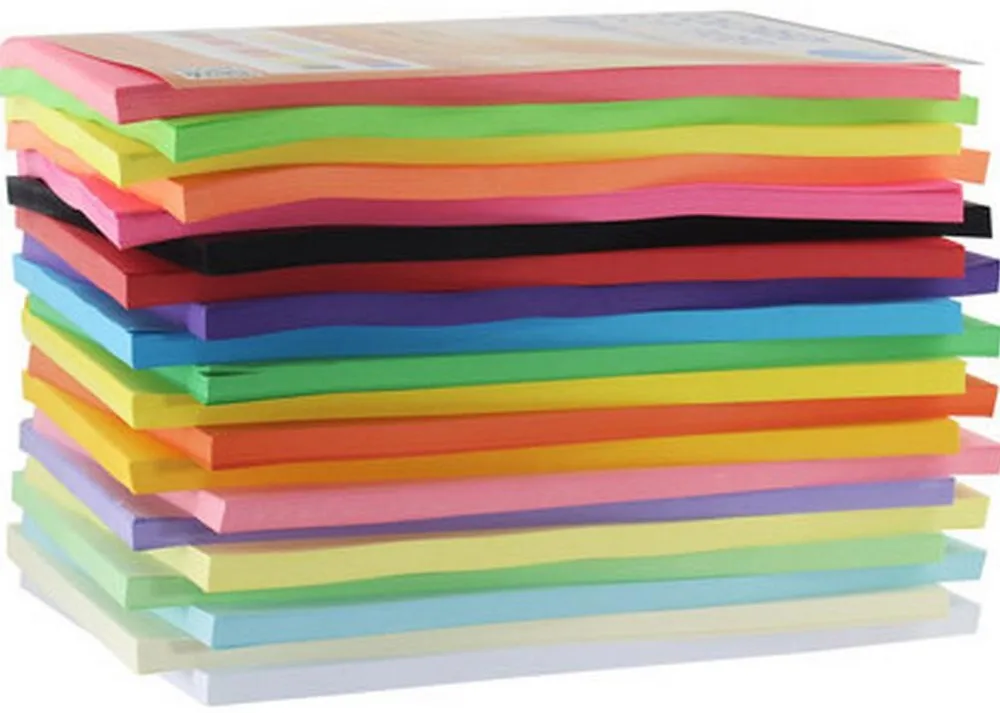 Разноцветная бумага Marie A4 для цветной печати оригами 80 г детская бумага ручной работы 100 шт./партия