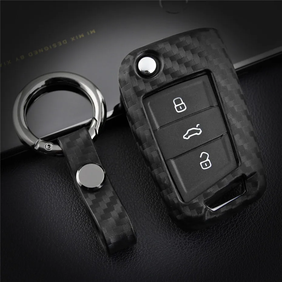 KUKAKEY ключи чехол КРЫШКА ДЛЯ Audi A4 S4 B7 B8 A6 A5 A7 A8 Q5 S5 S6 Q7 углеродного волокна