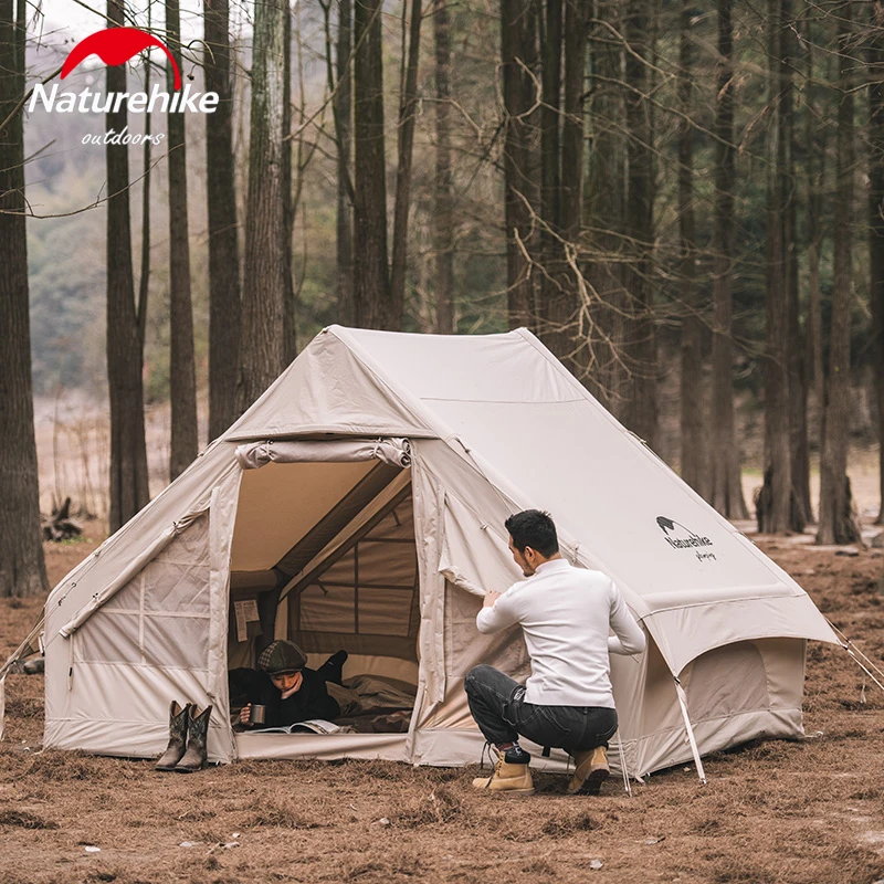 Палатка надувная Naturehike 면물 물 на 3-4 человек уличная семейная легкая роскошная