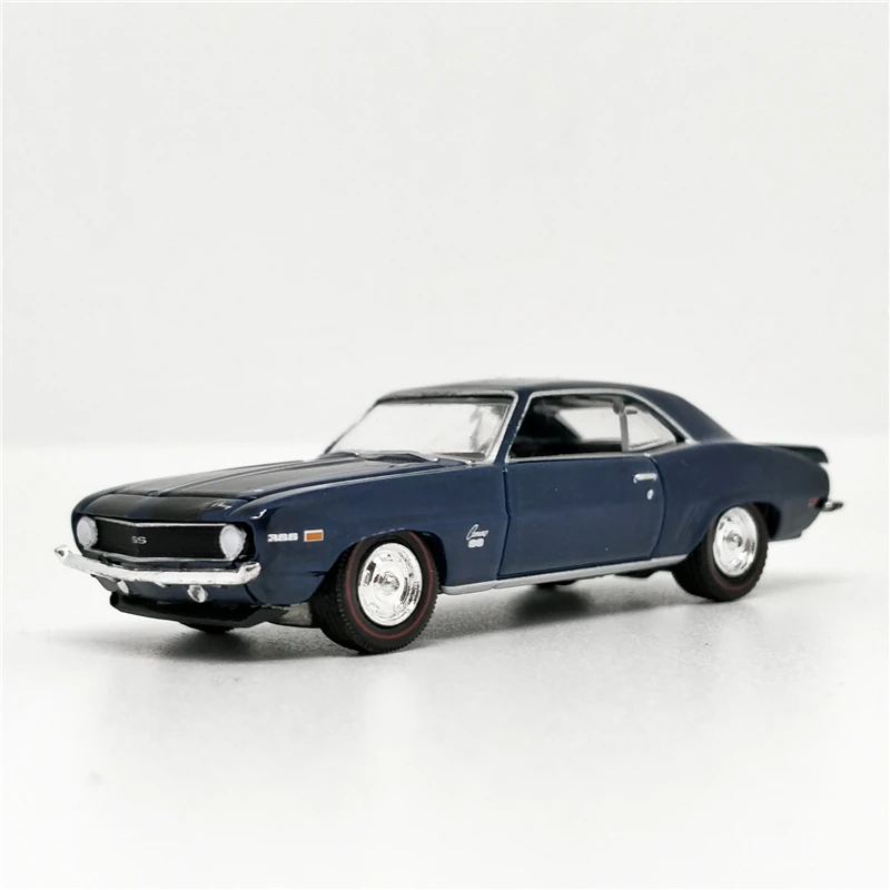 Greenlight 1: 64 Chevrolet Camaro SS 1969 синий/черный без коробки