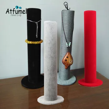 

Velvet Bracelet Bangle Jewelry Display Stand Holder Linen Watch Chain Headband Jewelry Organizer Storage Showcase Rack Stand