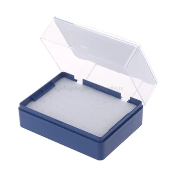 

Plastic Storage Box With Foam Milling Cutter Organizer For 50 PCB Drill Bits N22 19 Dropship