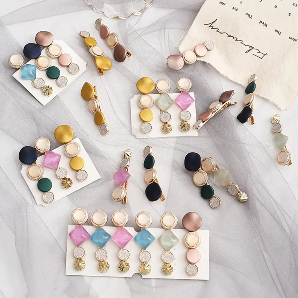 1 шт. Модные женские заколки для волос шпильки девушек металлическая заколка