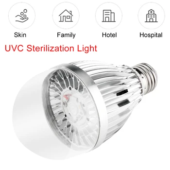 

15W E27/GU10 85-265V UV Light Bulb Screw Germicidal Lamp For Home Sterilize E27 Screw Base Ultraviolet Disinfection Lamp