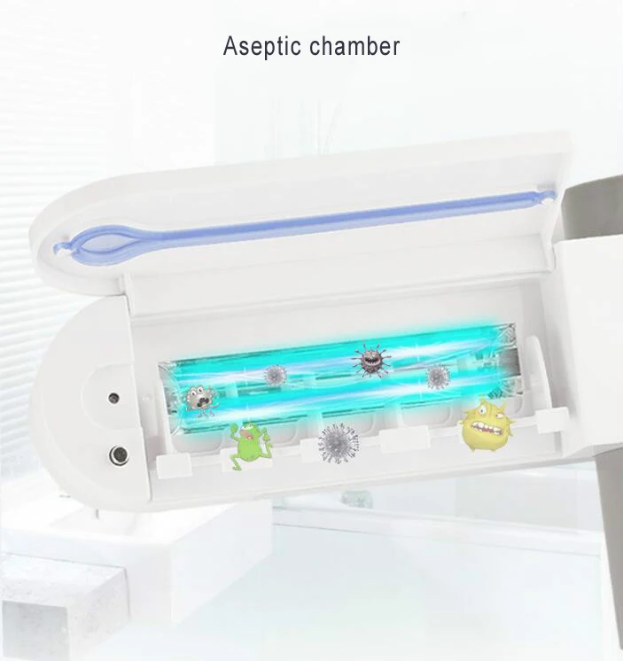 2 в 1 ультрафиолетовый свет зубная щетка стерилизатор держатель для зубной щетки автоматический комплект для зубной пасты диспенсер набор для ванной GYH