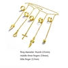 Adult Kids Kurapika Chains Bracelet Hunter Cosplay Cool Five Finger Rings Rapers Full-five Fingers Rings Fashion Jewelry 6