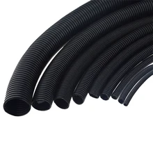 5M Inner diameter 6.5mm-48mm PP Corrugated tube auto car corrugated tube pipe insulation wire harness casing corrugated casing