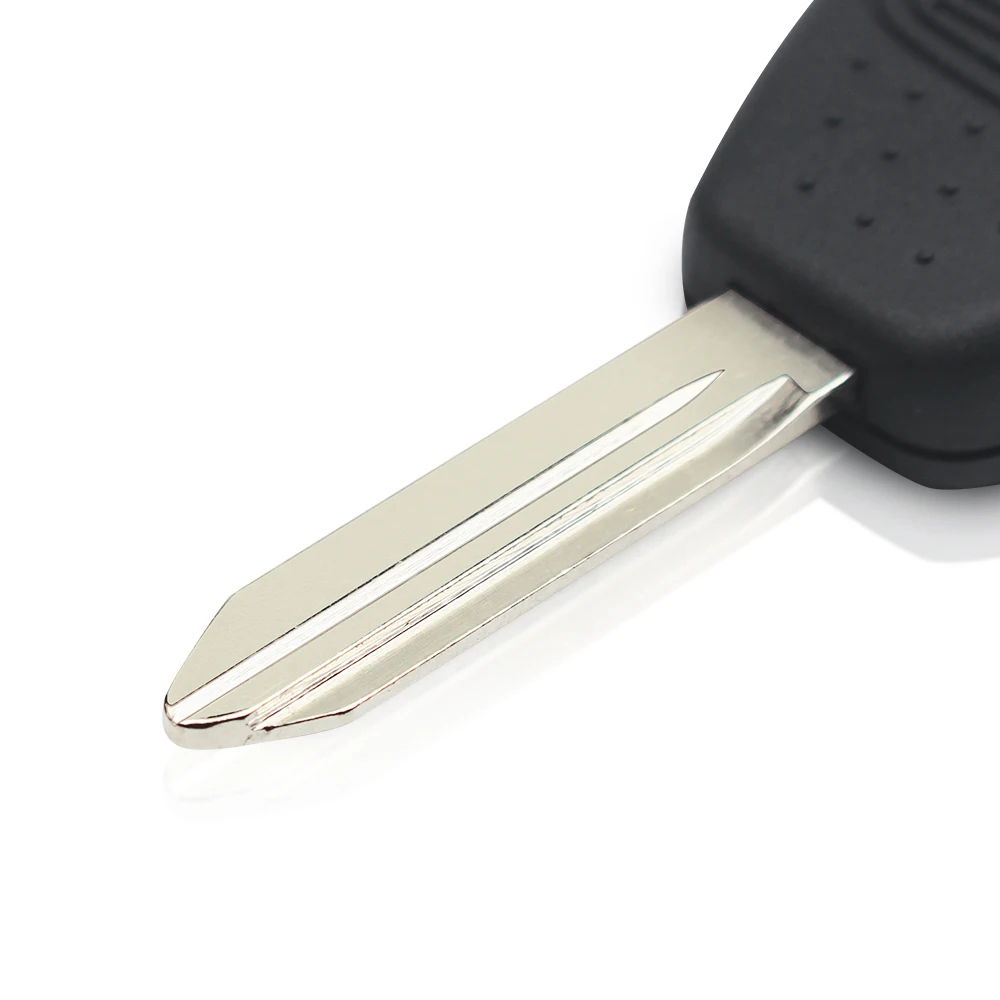 KEYYOU 10 шт. дистанционный Автомобильный ключ брелок Замена чехол Корпус оболочка 2 кнопки для Chrysler 300C PT CRUISER для Jeep Dodge