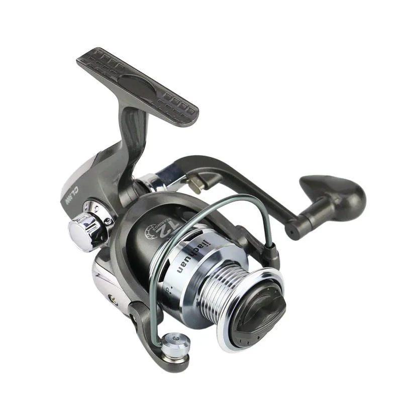 

12BB Ball Bearing 5.5:1 Ratio Rubber Handle Fishing Reels CL Series Metal Spinning Wheel Accessories FOU99