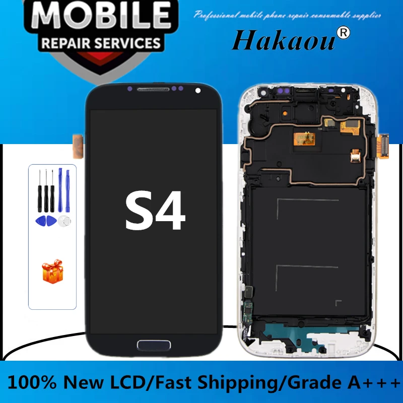 Fftrends 1 шт. TFT A + дисплей для Samsung Galaxy S4 LCD кодирующий преобразователь сенсорного