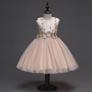 

Children Kid Girl Christmas applique Princess Lace Tutu Dress Clothes Christening Party Dresses Newborn Clothes vestido