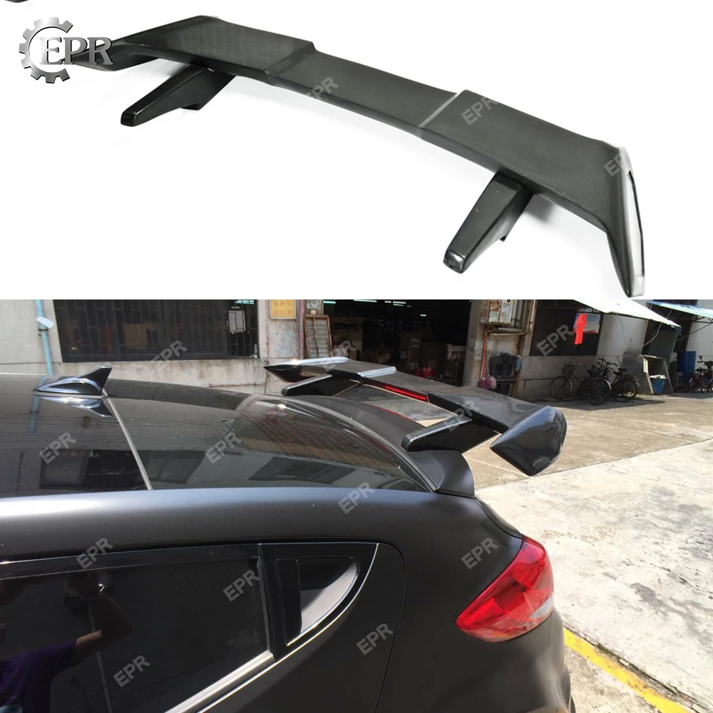 For Hyundai Veloster MR V3 FRP Fiber Glass Rear Spoiler (Turbo Only