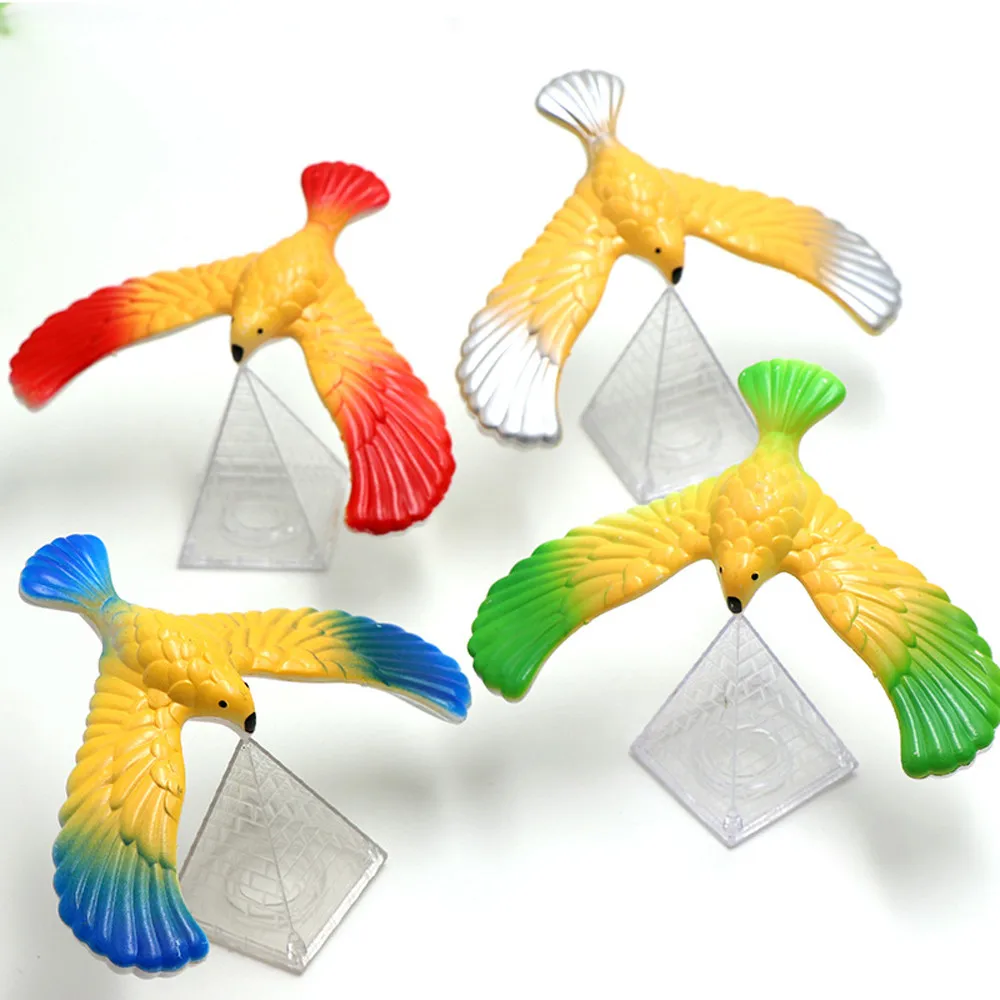 

Balanced eagle toy Amazing Balancing Eagle With Pyramid Stand Magic Bird Desk Kids Toys Fun Learn #20