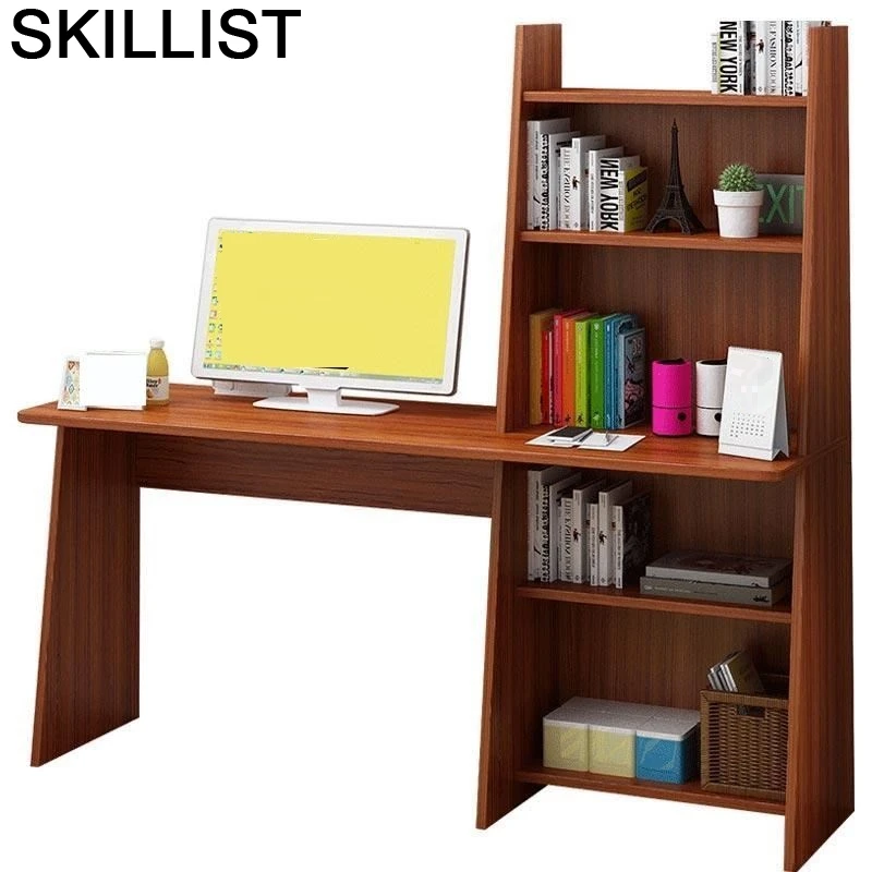 

Escritorio Mueble Schreibtisch Office Bed Pliante Tafelkleed Notebook Bedside Mesa Desk Laptop Stand Tablo Table With Bookcase