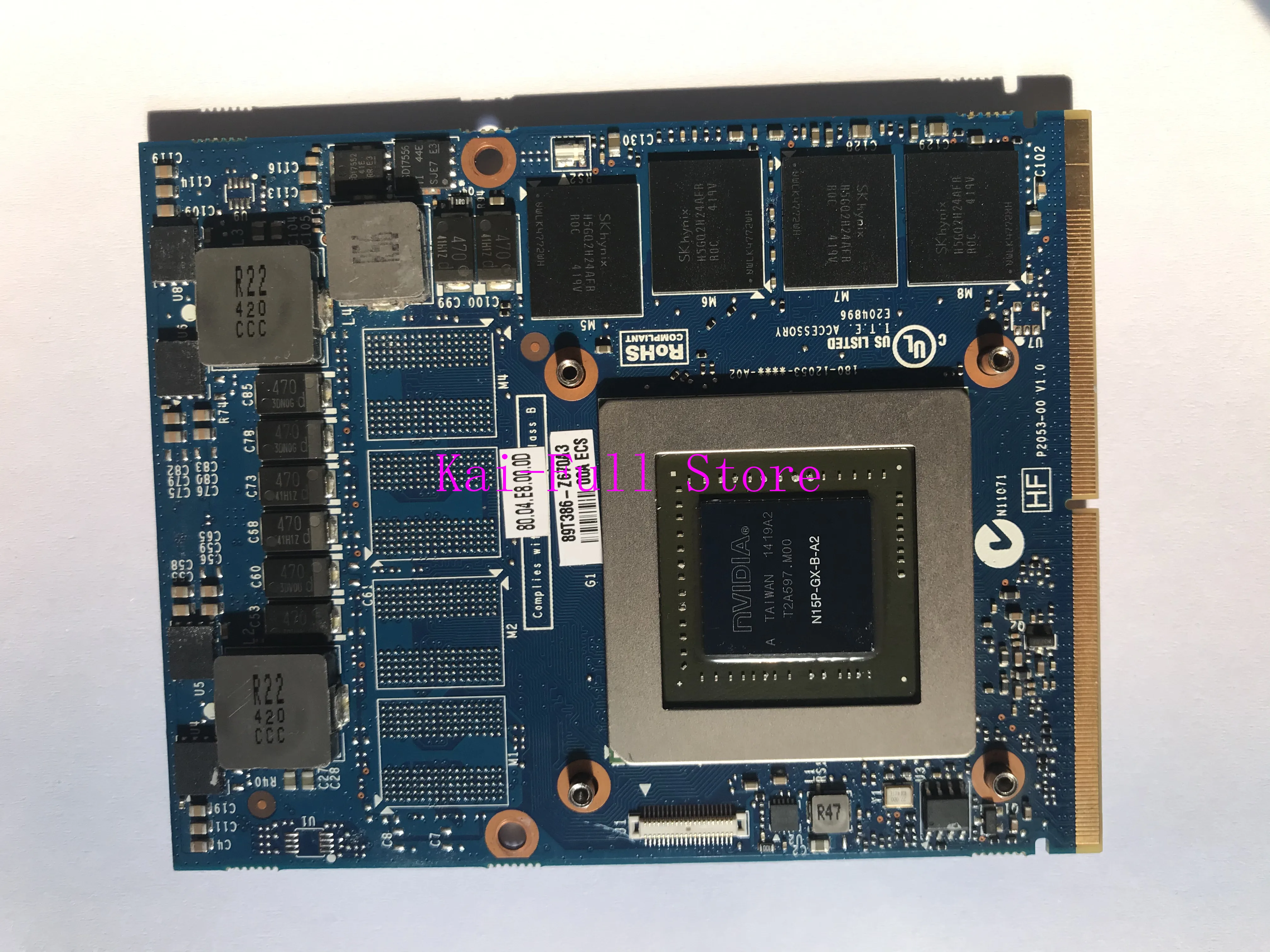 

CN-0J0M0K N15P-GX-B-A2 GTX860M GTX 860M MXM 3.0 DDR5 2GB Video Graphics Card For DELL M17X R5 M18X R3 laptop