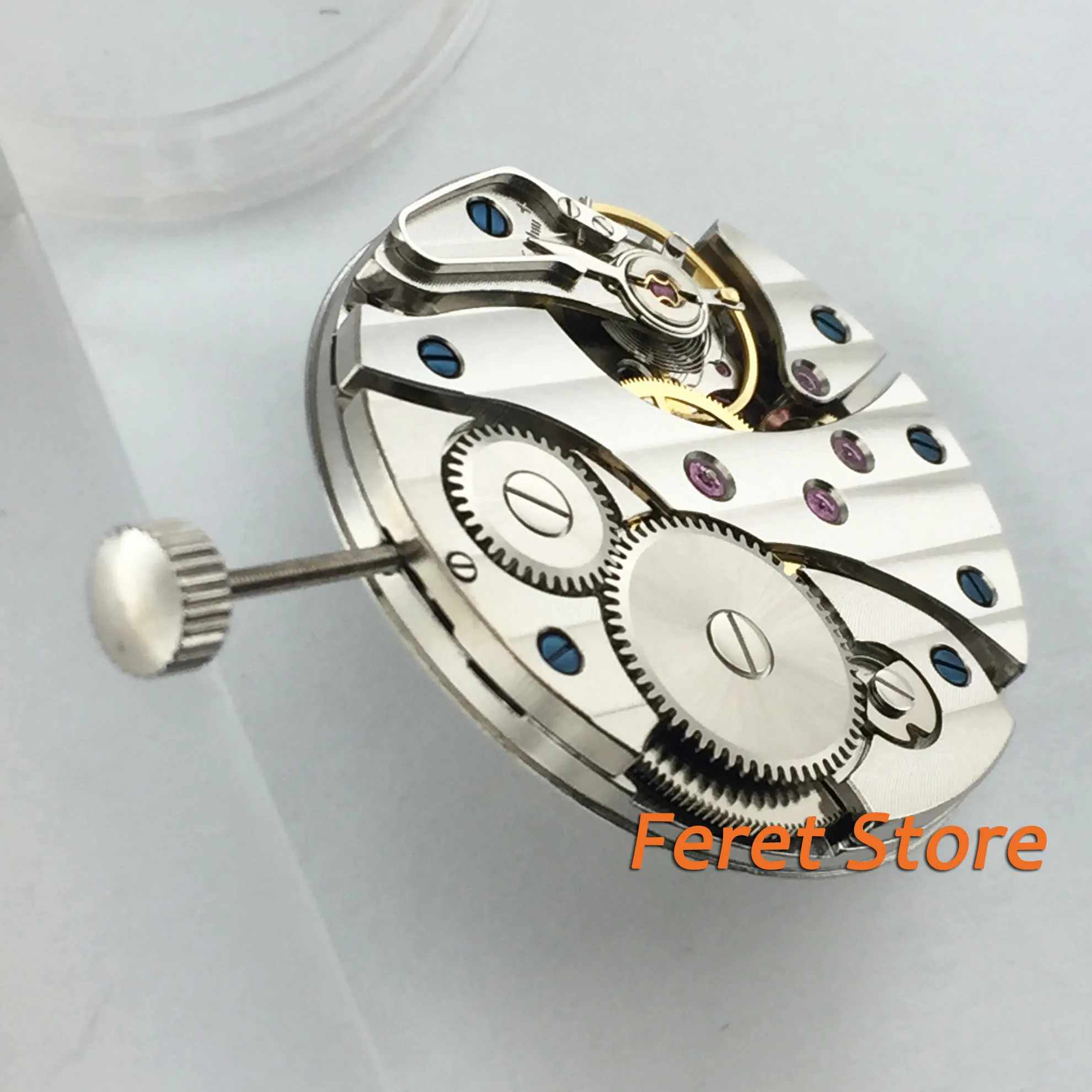36.6mm Watch movement 17 Jewels Swan Neck 6497 Hand winding Movement fit Parnis mens watch p71