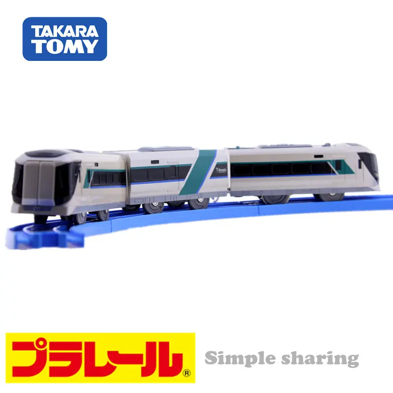 Takara Tomy Pla Rail Plarail S-36 Tobu Железнодорожный лимит Express Liberty японский железнодорожный поезд моторизованный Электрический локомотив модель игрушки