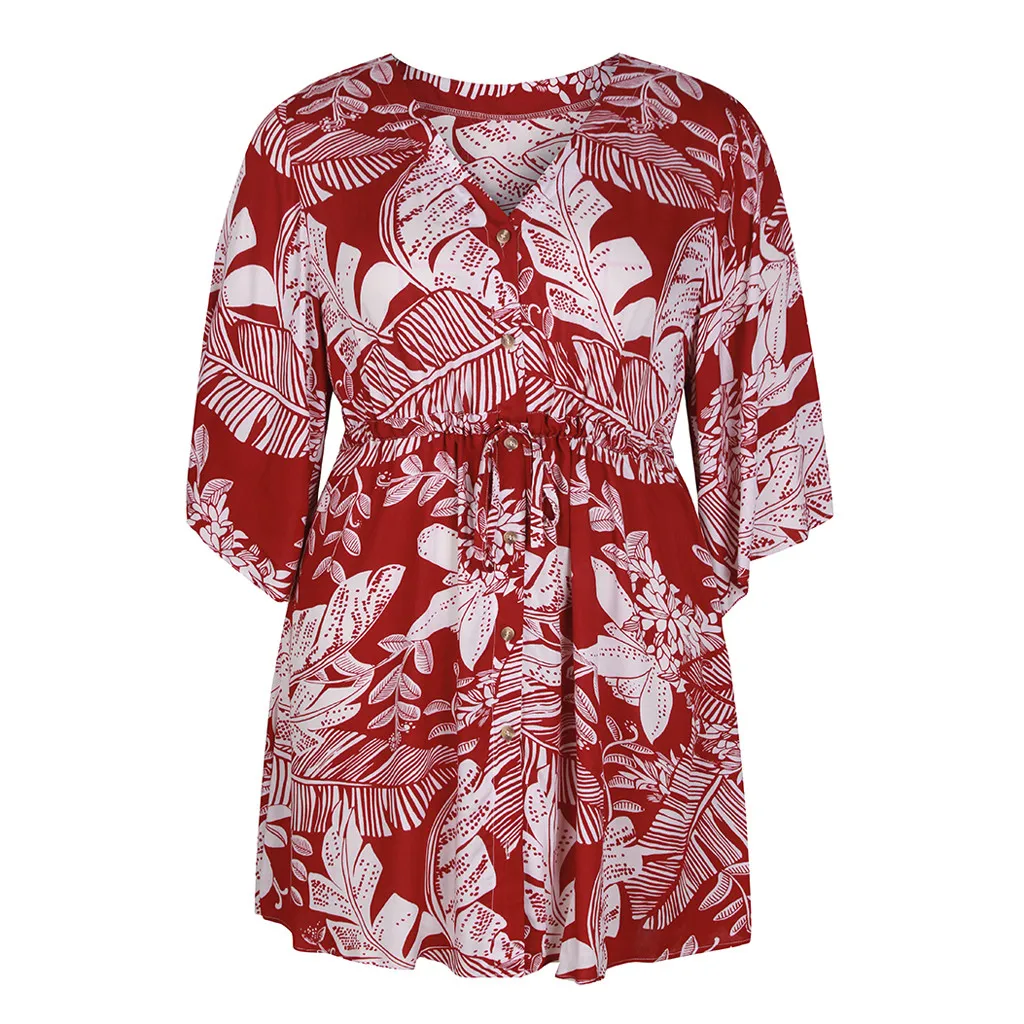 Женское платье, vestidos de verano vestido vadim ropa mujer, платья vestidos verano, Повседневное платье с принтом, рукав три четверти, XL-4XL, Z4