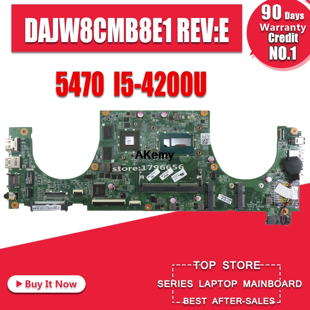 DAJW8CMB8E1 материнская плата для ноутбука Dell Vostro 5470 оригинальная материнская плата I5-4200U GT740M