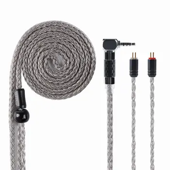 

FDBRO 2019 HiFiHear 16 Core upgrade silver plated copper cable MMCX/2Pin Connector 4.4/3.5/2.5mm For V80 ZS10 AS10 C16 QT5