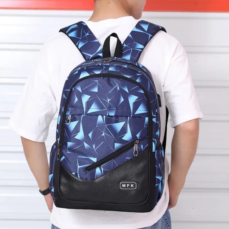 Litthing новая школьная Мода Мужской рюкзак водонепроницаемая сумка рюкзак мужской внешний USB зарядка вместительный рюкзак студенческие сумки