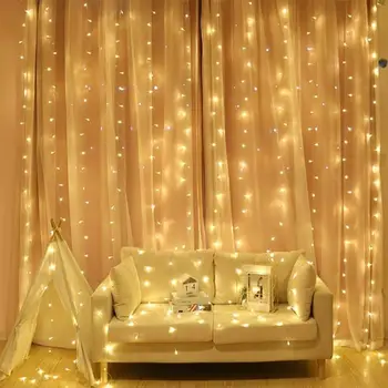 

300LED Voice Control Fairy String Fairy Light Durable Landscape Lamp Festival LED Lights Romantic Super Bright Garden Wedding