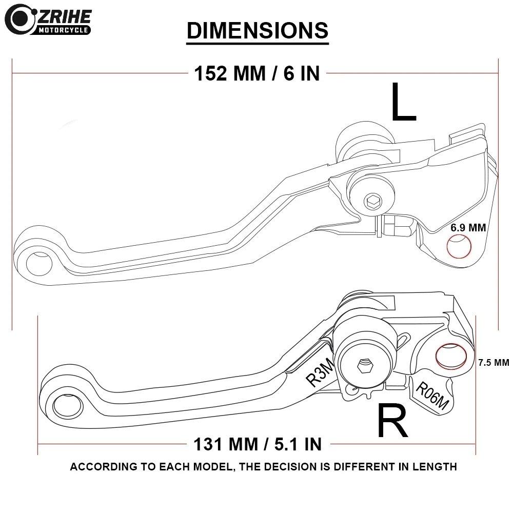 Рычаг для грязного велосипеда для SUZUKI DRZ400SM DRZ 400SM 2000 2001 2002- рычаги для питбайка cncмотоциклетная Тормозная ручка