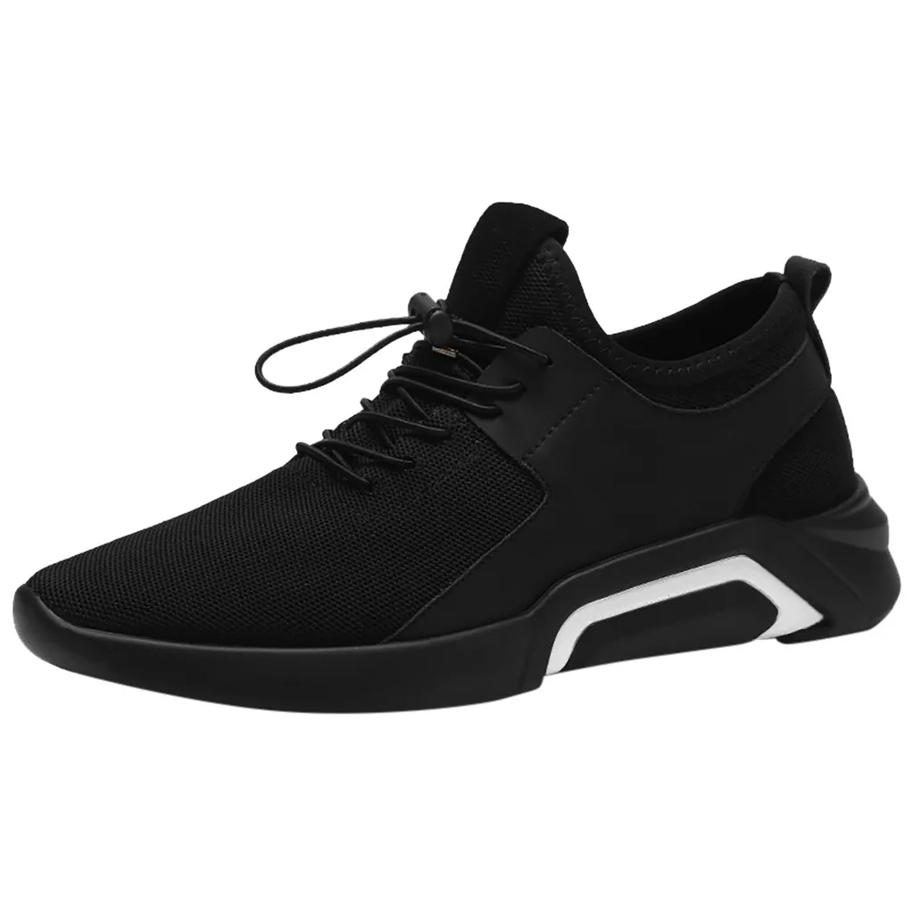 Мужские кроссовки; повседневные кроссовки черного цвета; дышащие удобные дышащие кроссовки;# YL5 - Цвет: Белый