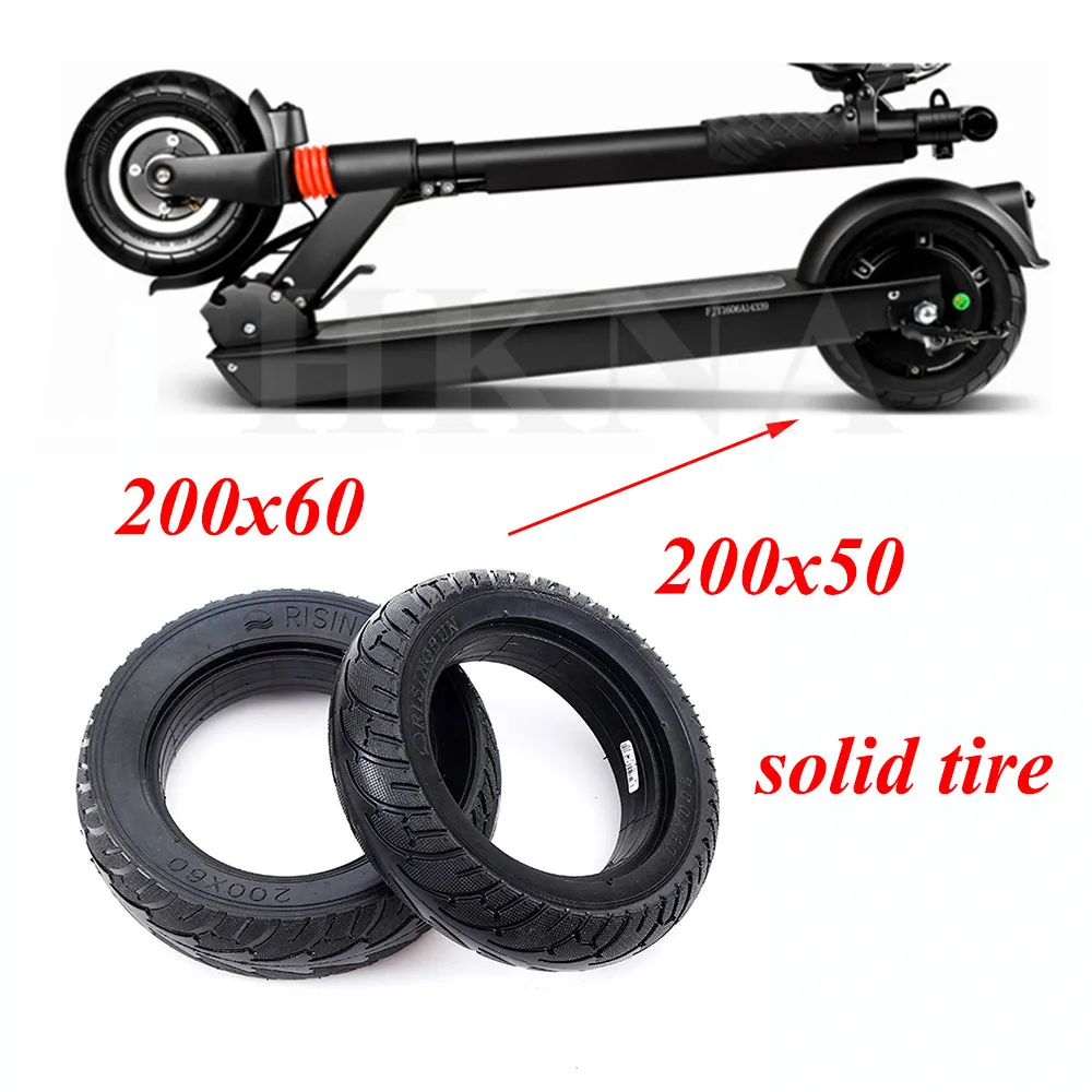 Dilwe Solid Wheel 6Inch Solid Wheel 145x4.0 Solid Flat Free ExplosionProof Wheel Set for Electric Scooter 