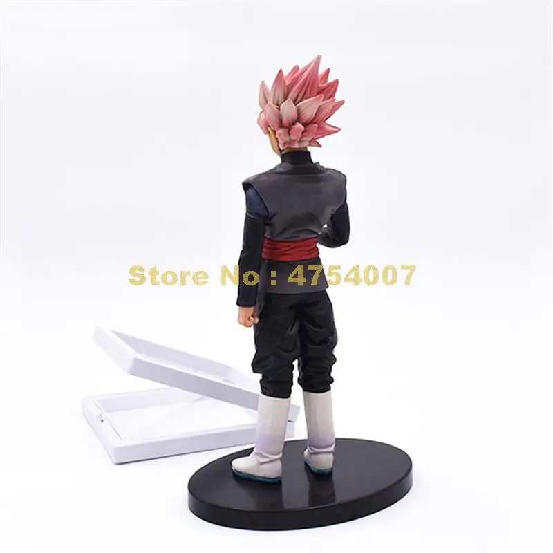 Аниме Dragon Ball; Dragonball z игрушечные фигурки из игры Dragon Ball dbz(“супер истребитель черного цвета с изображением Сон Гоку, розового цвета для волос из ПВХ, движущаяся фигурка, 21 см плюшевая игрушка