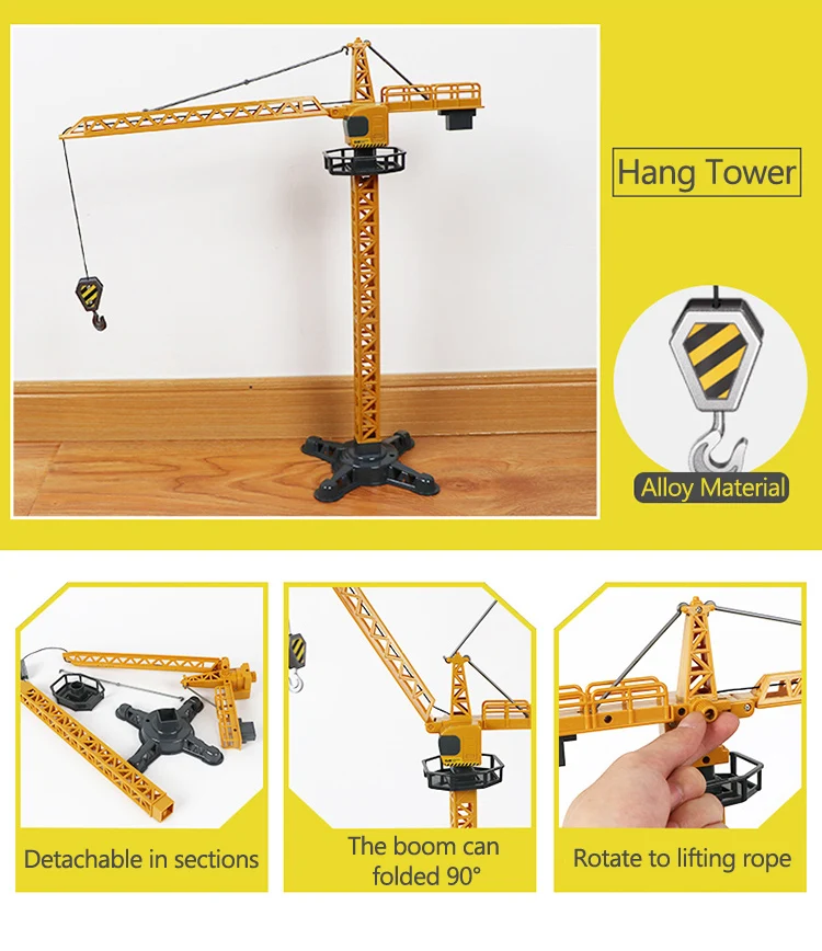 Classic Bulldozer Crane Excavator Trucks Vehicles Juguetes Carros Boy Alloy Engineering Truck Cars Toys for Kids Boys Xmas Gifts