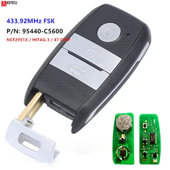

Keyecu Replacement For KIA Sorento 2017 2018 with Keyless Go Smart Remote Car Key Fob 433MHz ID47 95440-C5600 95440C5600