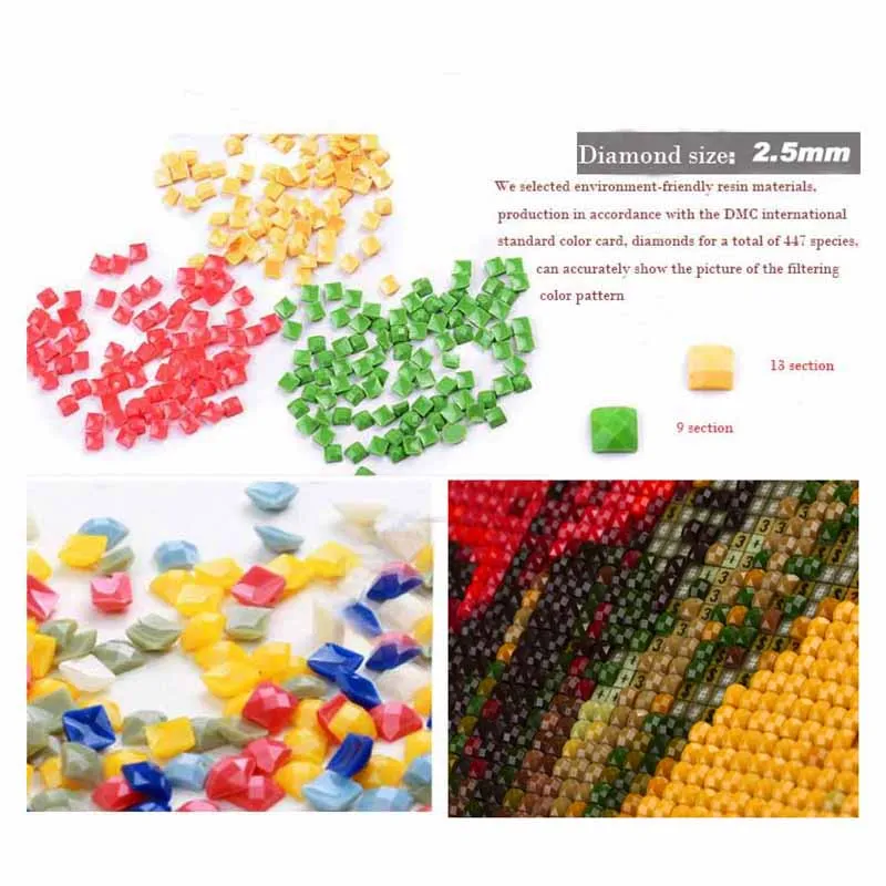 DIY Diamond Painting Make Your Own Full Round/Square Drill Rhinestone Embroidery DZ01 diamond painting