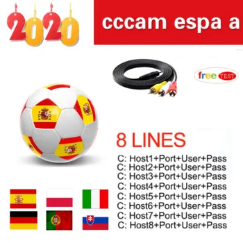 

2020 Spain Cccam espa a server hd stable Europe 8 lines Portugal/Poland/Italia 1 year 2 year tv cinebox satellite receptor
