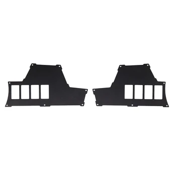 

KEMiMOTO Dash panel 8 Switch Plate Panel Switch install Panel for Polaris RZR XP1000/4 XP 900s Turbo Black Aluminum