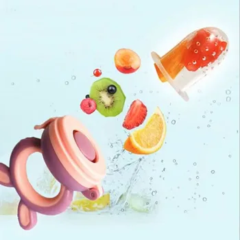 

Baby Feeding Nipple Pacifier Nutrition Fruit NewBorn Food Bite Supplies S