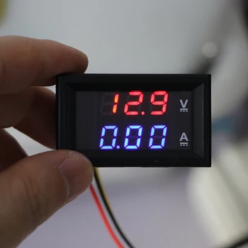

Motor Mini Digital Voltmeter Ammeter DC 100V 10A Panel Amp Volt Voltage Current Meter Tester Detector 0.56" Dual LED Display