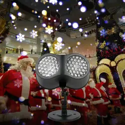 2022 floco de neve projetor luz super brilhante natal led estágio laser luzes ao ar livre gramado lâmpada projeção led paisagem decoração