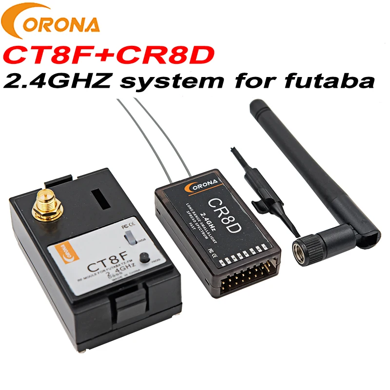 Модуль приемника Corona CT8F + CR8D Futaba 2 4 ГГц для futaba V2 приемник DSSS передатчик