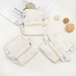 Baby Show – couches en coton blanc pour nouveau né de 0 à 6 mois, culottes réutilisables, lavables, écologiques, pour enfants 