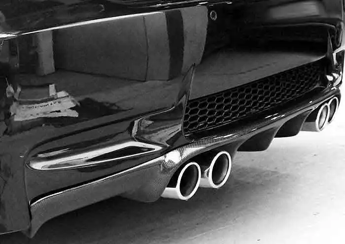 V STYLE Real CARBON FIBER REAR DIFFUSER FOR BMW 3-SERIES E92 E93 M3 BUMPER 2007-2013 B077 | Автомобили и мотоциклы