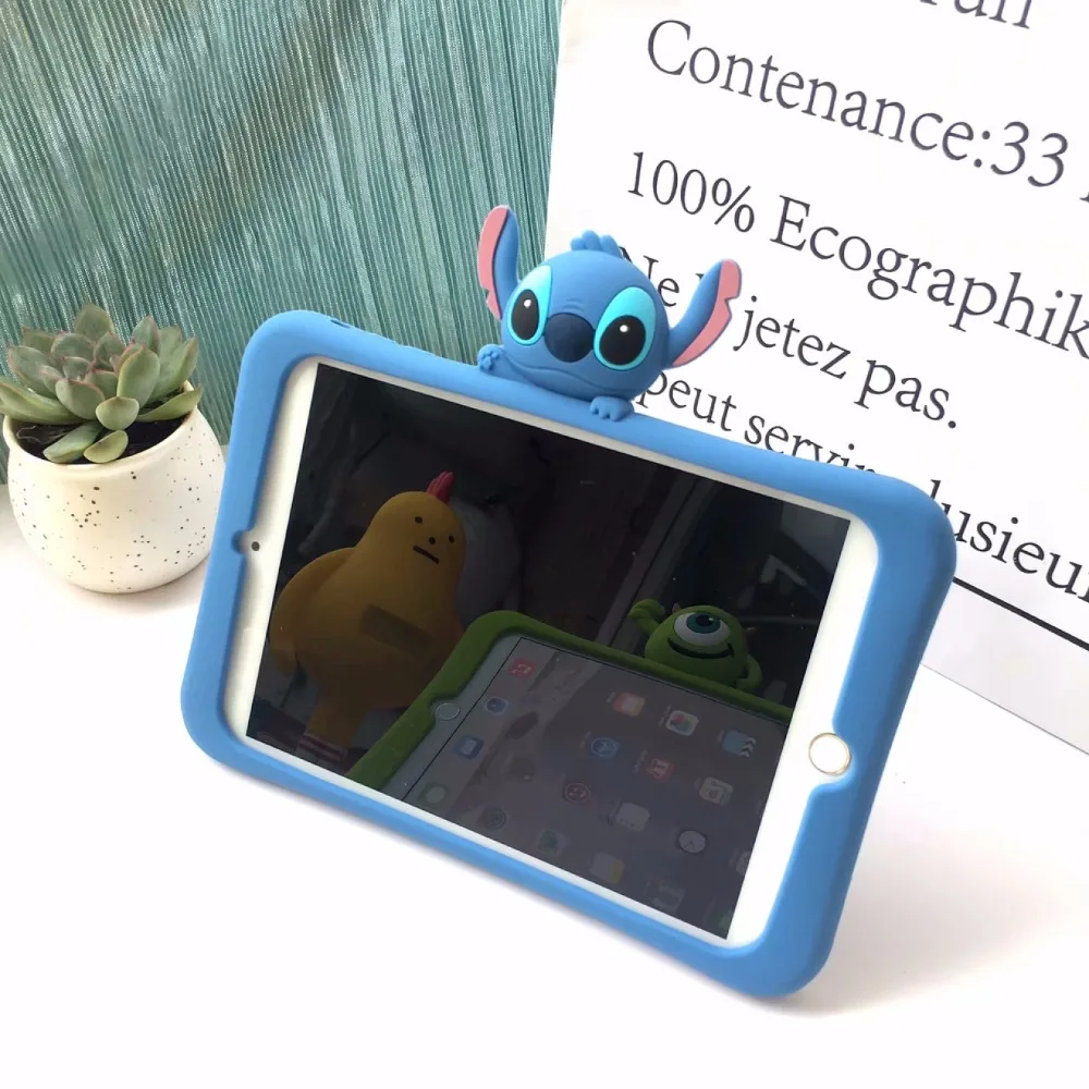 Силиконовый чехол из силикагеля стоячая таблетница для Apple Ipad 2 3 4 air 1 2 Ipad mini 1 2 3 4 5 для нового Ipad pro 9,7 10,5 крышка