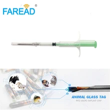 x20pcs RFID 134,2 кГц ISO11784/5 LF 2,12*12 мм чип RFID имплантат микрочип для собак, кошек, животных приют со шприцем