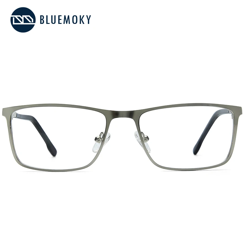 Мужские Оптические очки BLUEMOKY в оправе из сплава квадратной для близорукости с